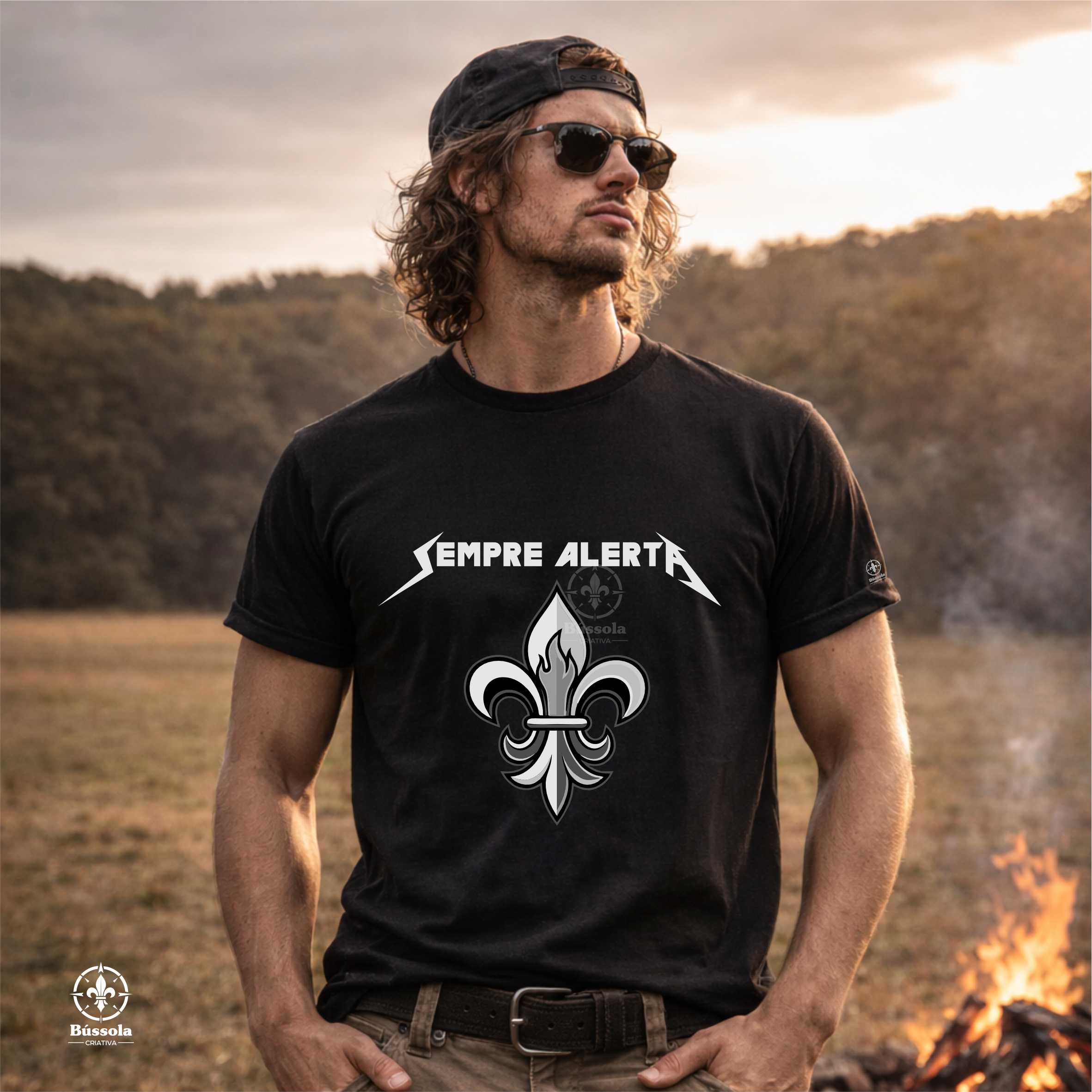 Camiseta Sempre Alerta Escoteiro