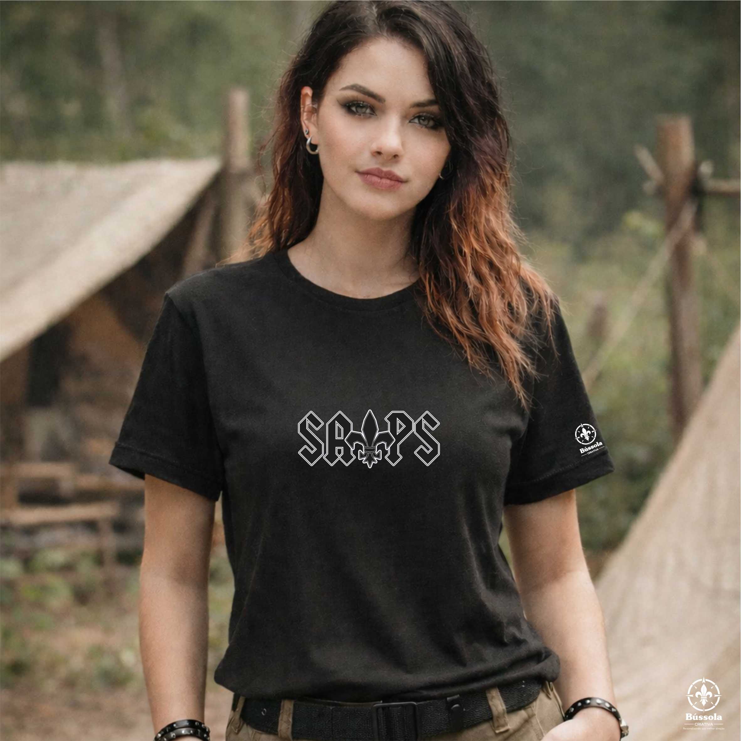 Camiseta Preta SCRAPS