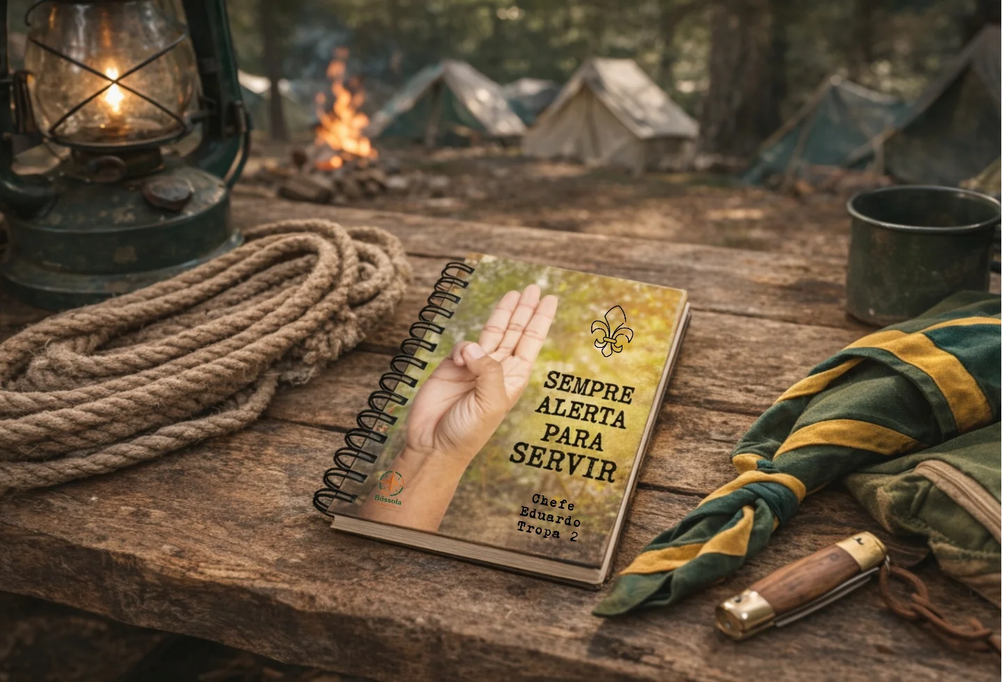 Caderno Escoteiro Sempre Alerta