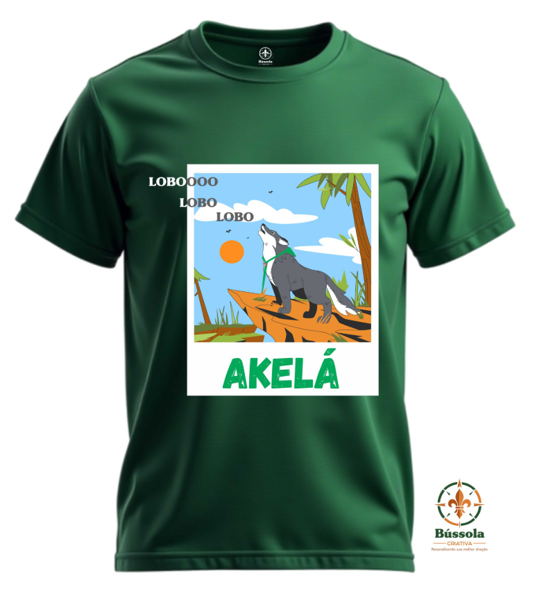 Camiseta Escoteira Akelá