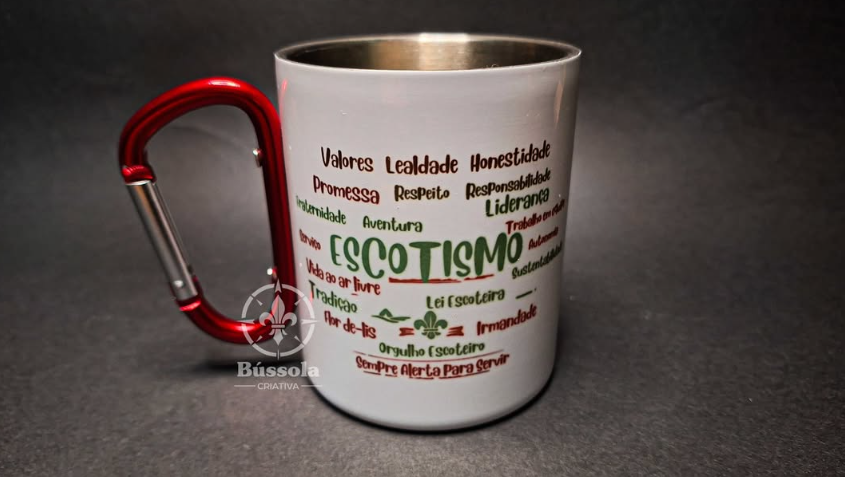 Caneca Escotismo com Mosquetão