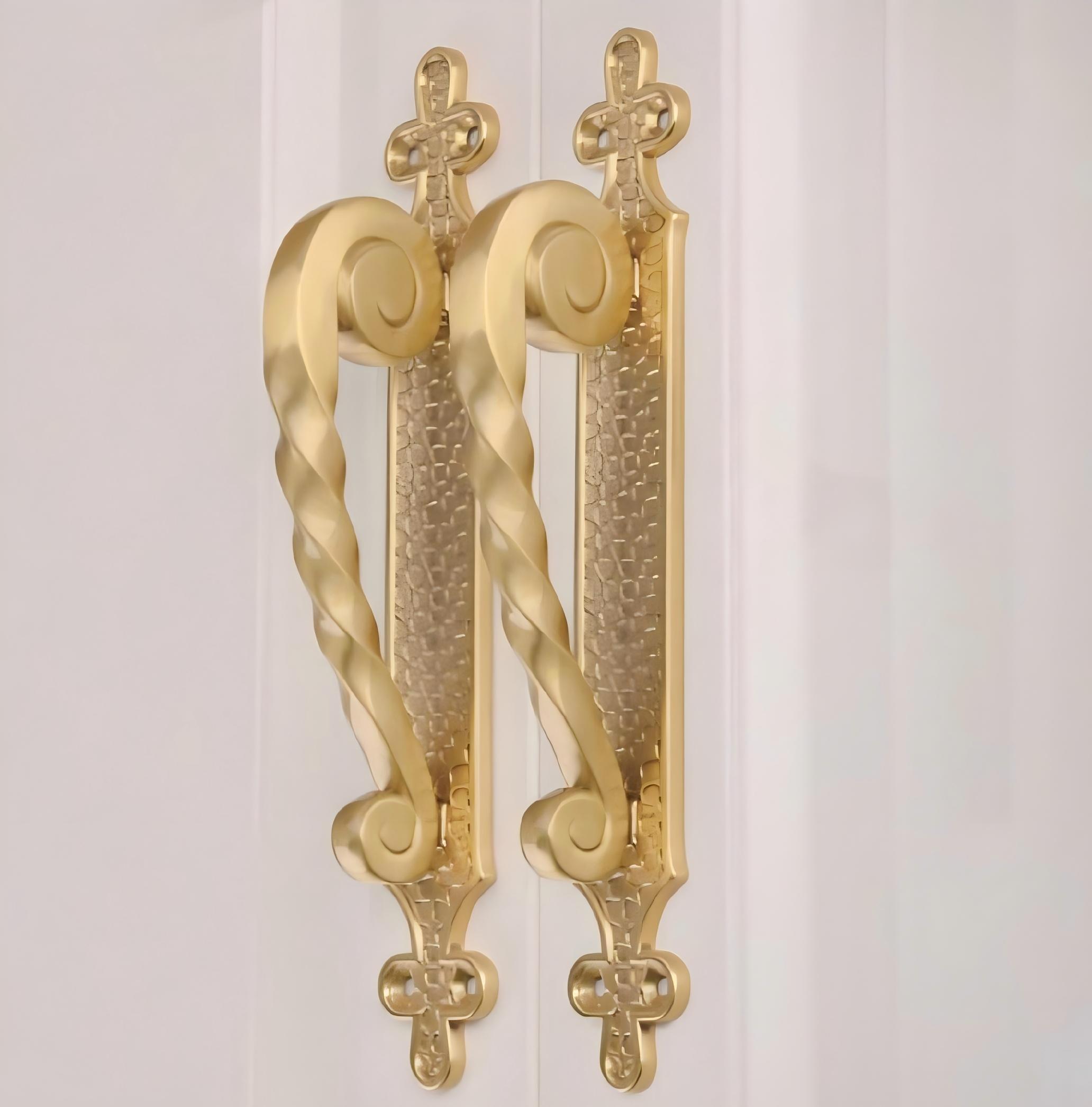 Luxury Decorative Brass Door Handles