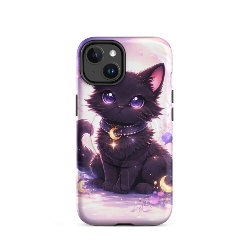 Mystical Black Cat Phone Case