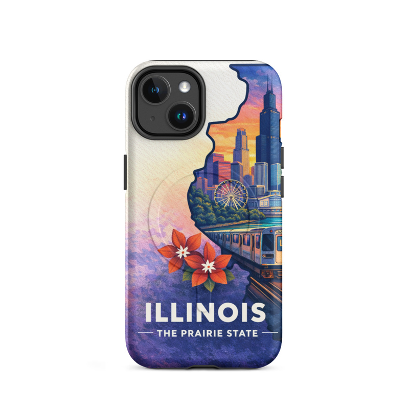 Illinois Skyline Phone Case