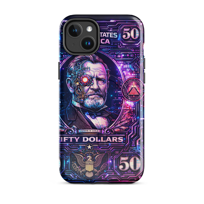Futuristic $50 Dollar Bill Phone Case