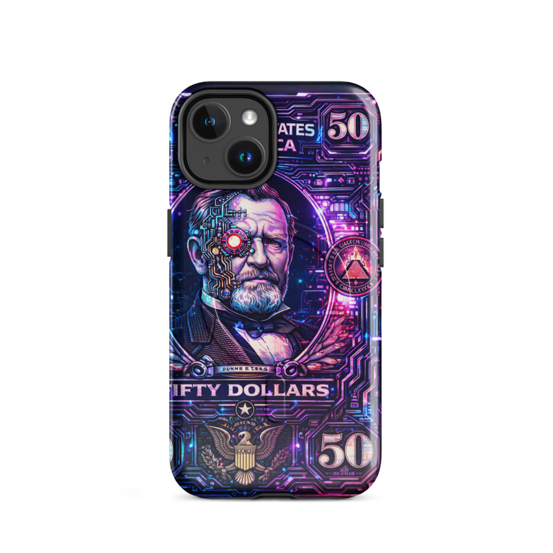Futuristic $50 Dollar Bill Phone Case