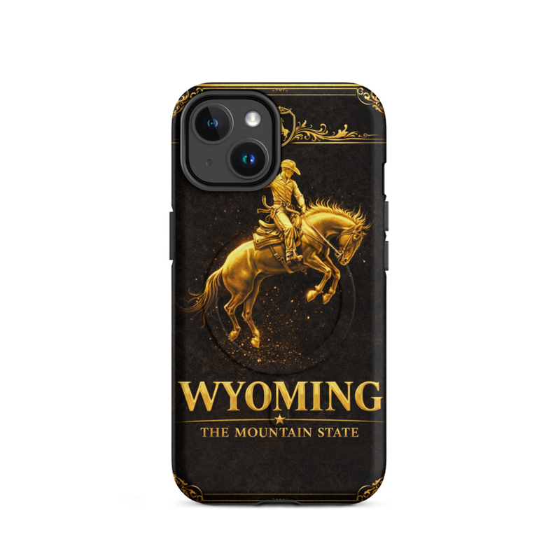 Wyoming Mountain State Phone Case