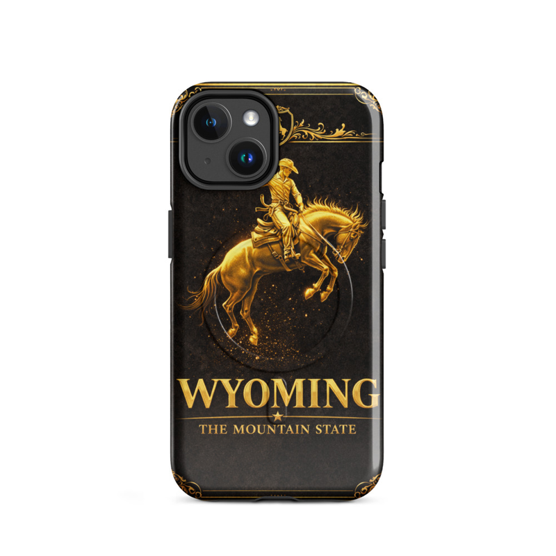 Wyoming Mountain State Phone Case