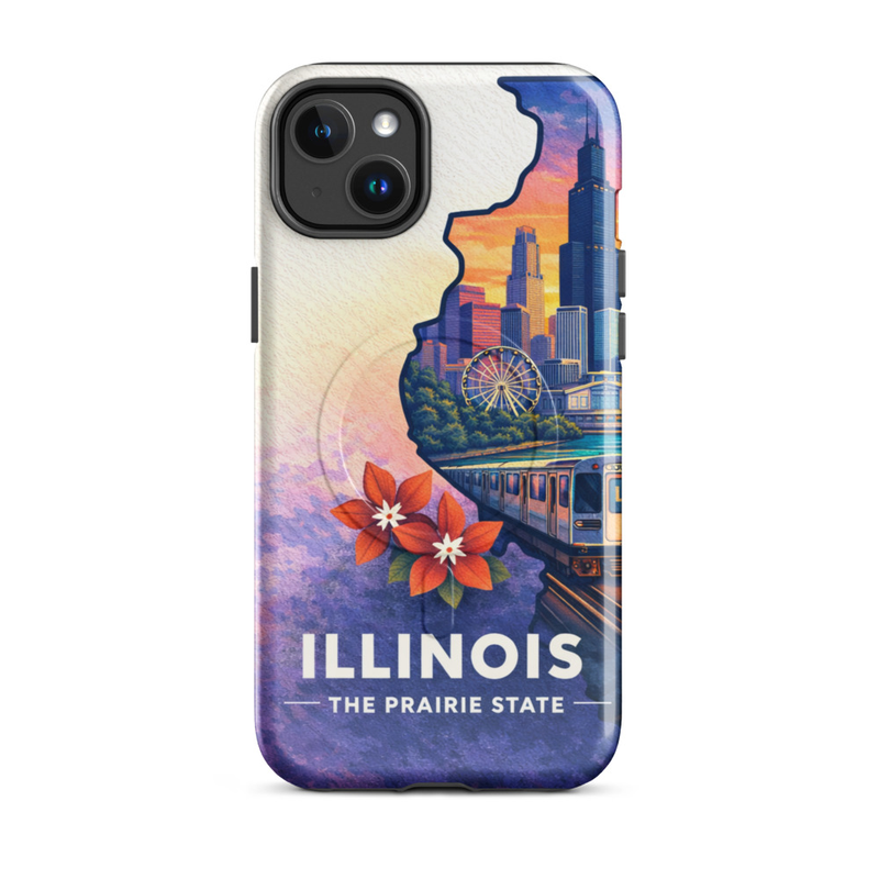 Illinois Skyline Phone Case