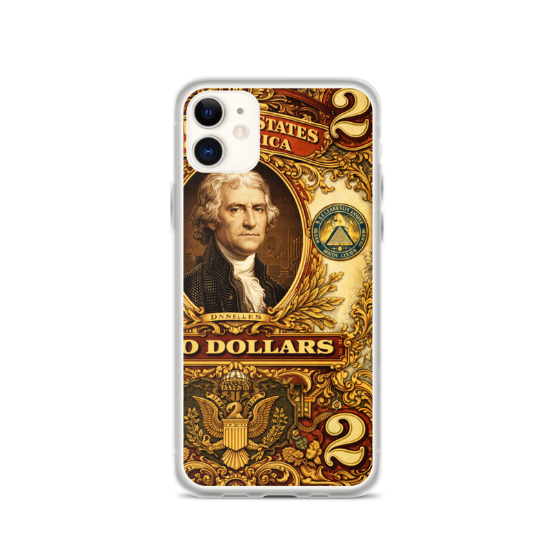 Vintage $2 Bill iPhone Case