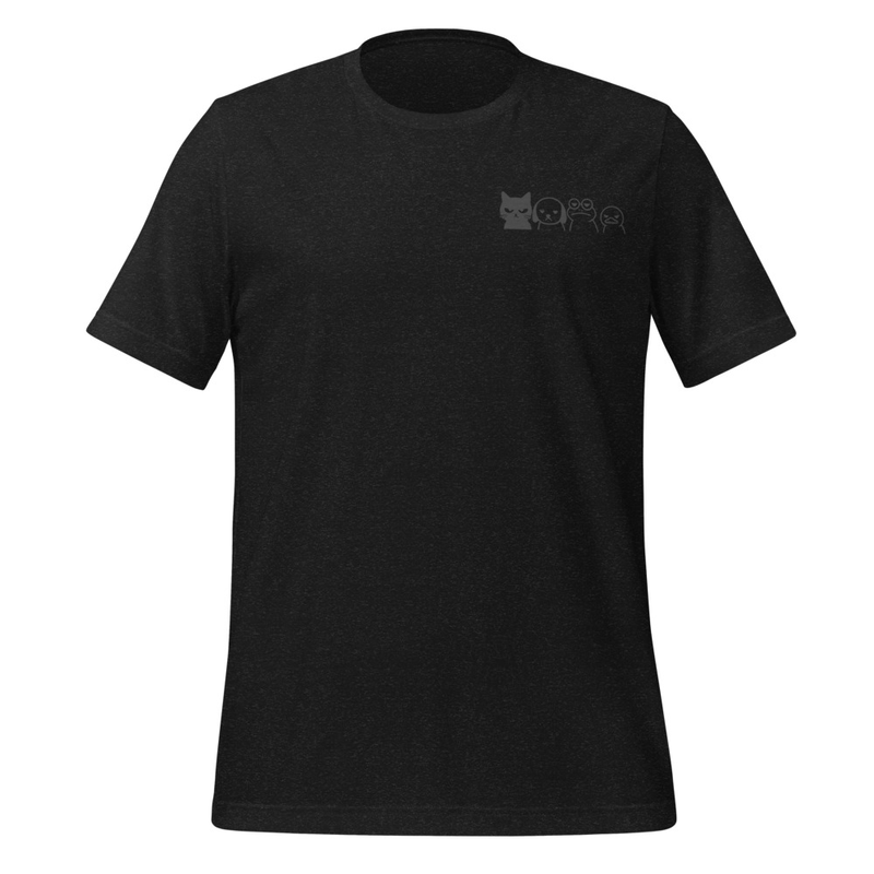 Black Minimalist Graphic T-Shirt