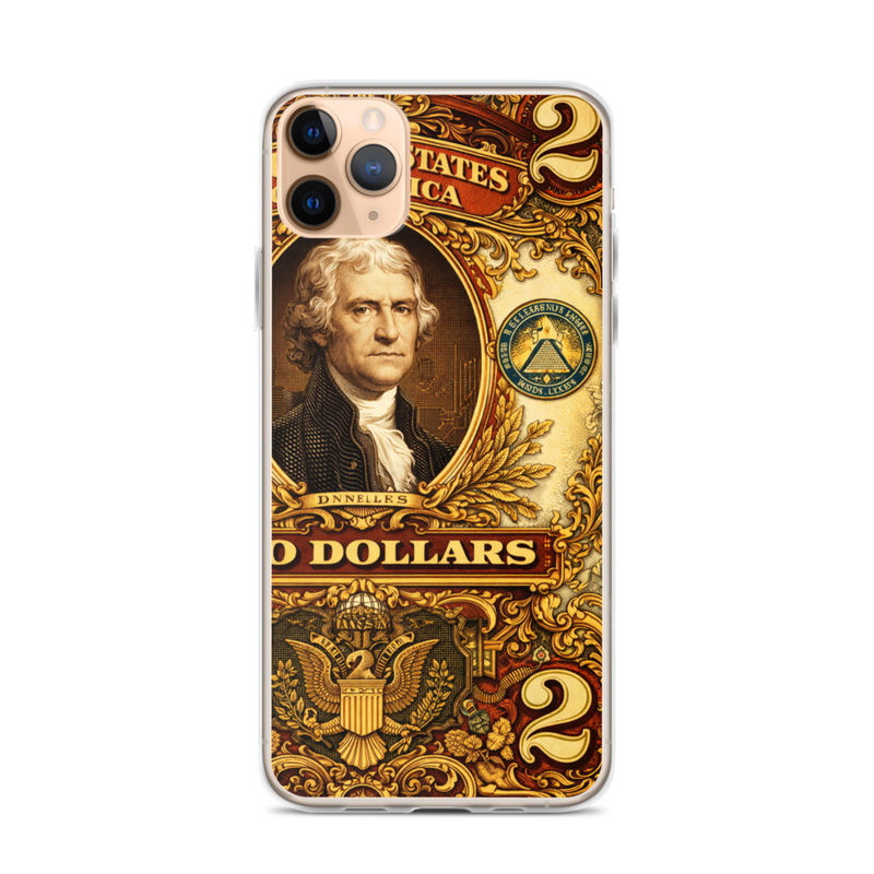 Vintage $2 Bill iPhone Case