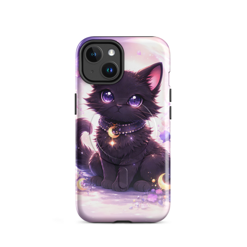 Mystical Black Cat Phone Case