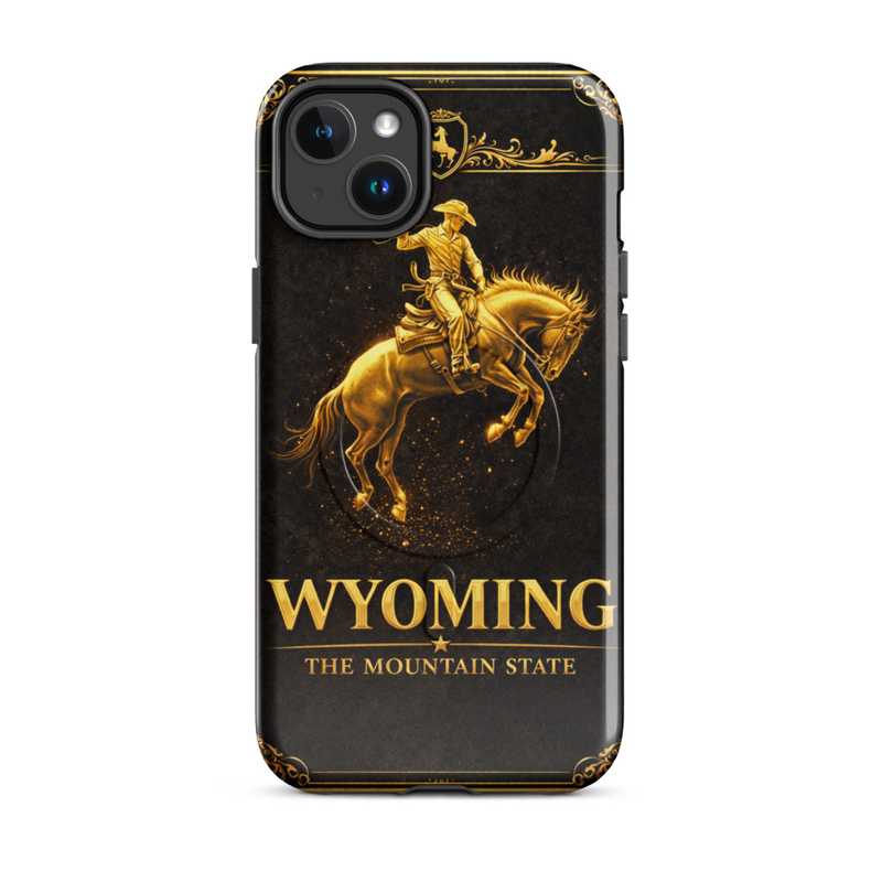 Wyoming Mountain State Phone Case