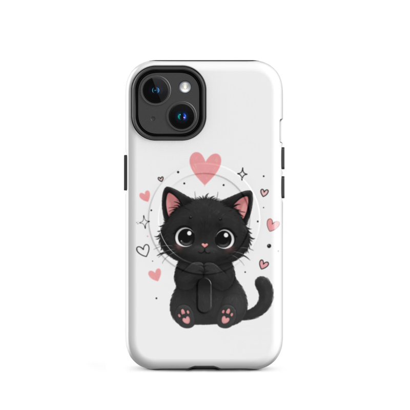 Cute Black Cat Phone Case