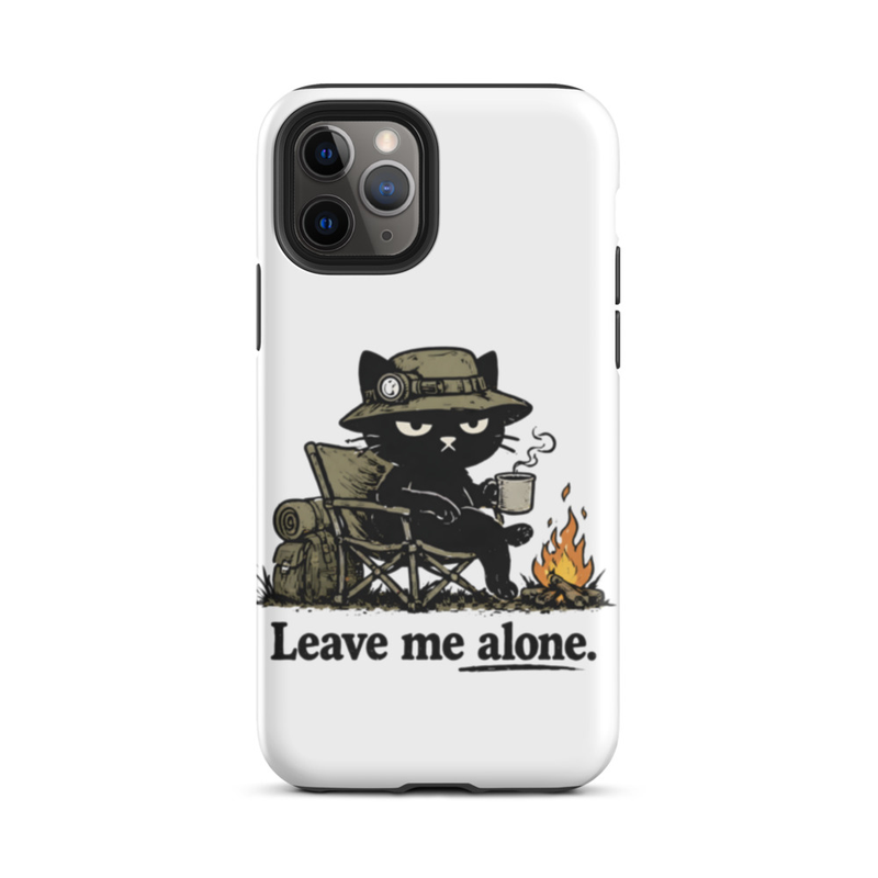 Leave Me Alone Cat Phone Case