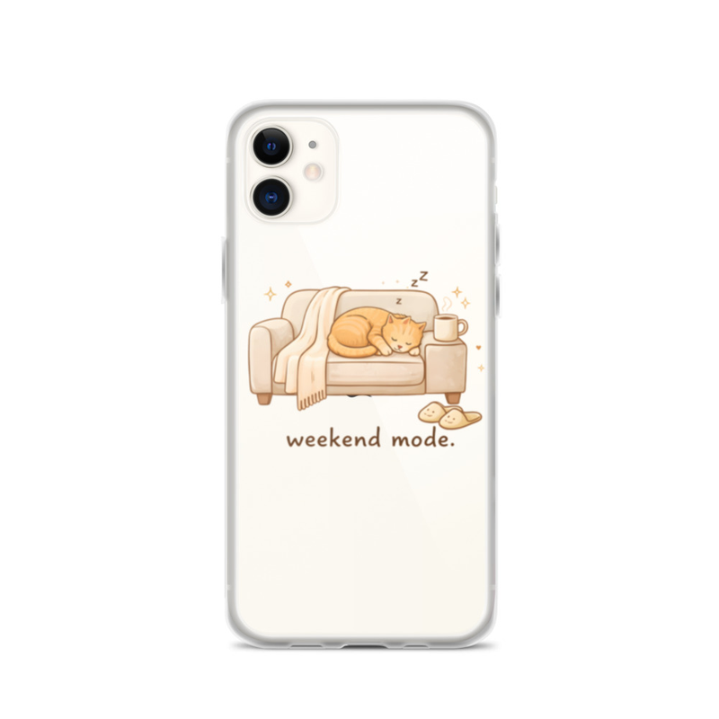 Weekend Mode Cat Phone Case