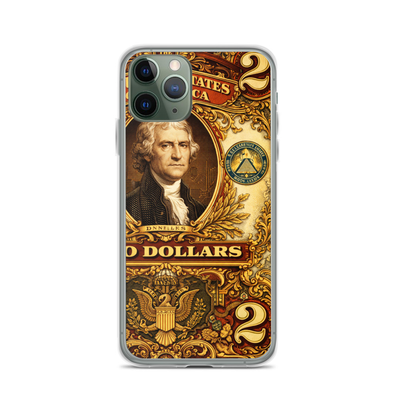 Vintage $2 Bill iPhone Case