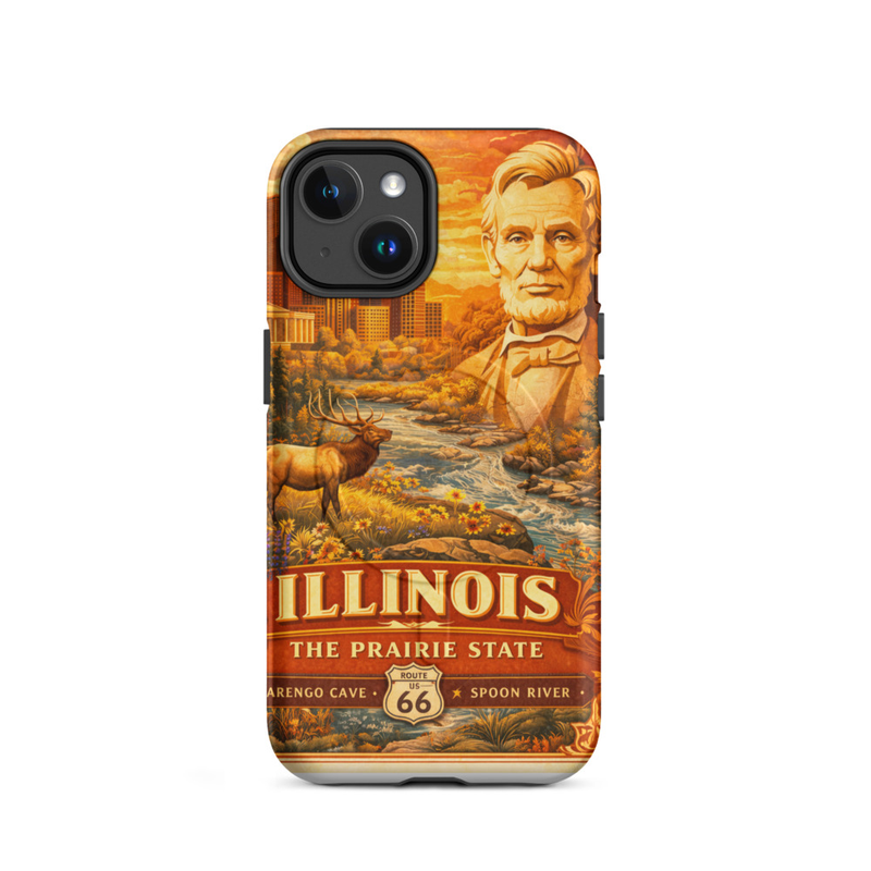 Illinois State-Themed Phone Case