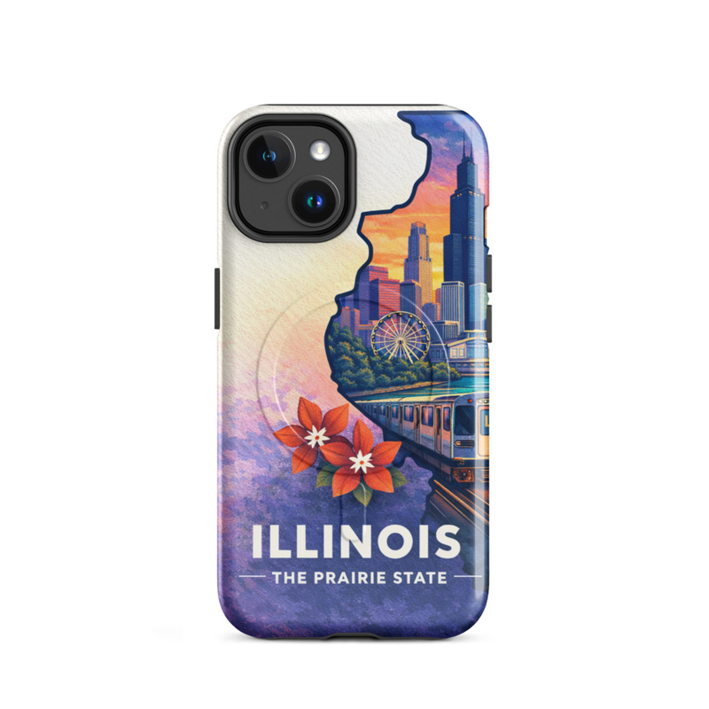 Illinois Skyline Phone Case