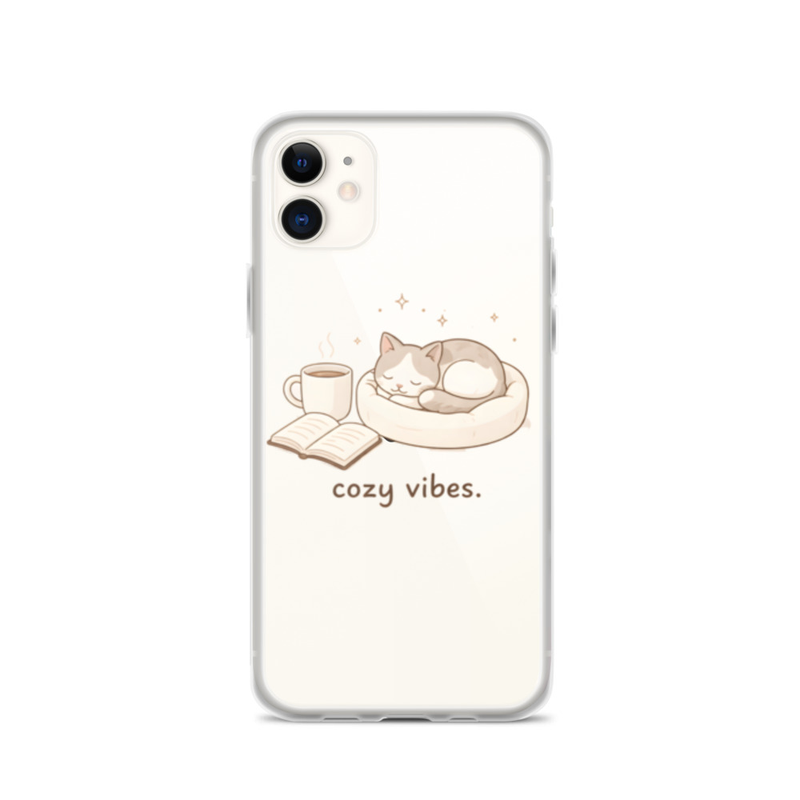 Cozy Vibes Cat Phone Case