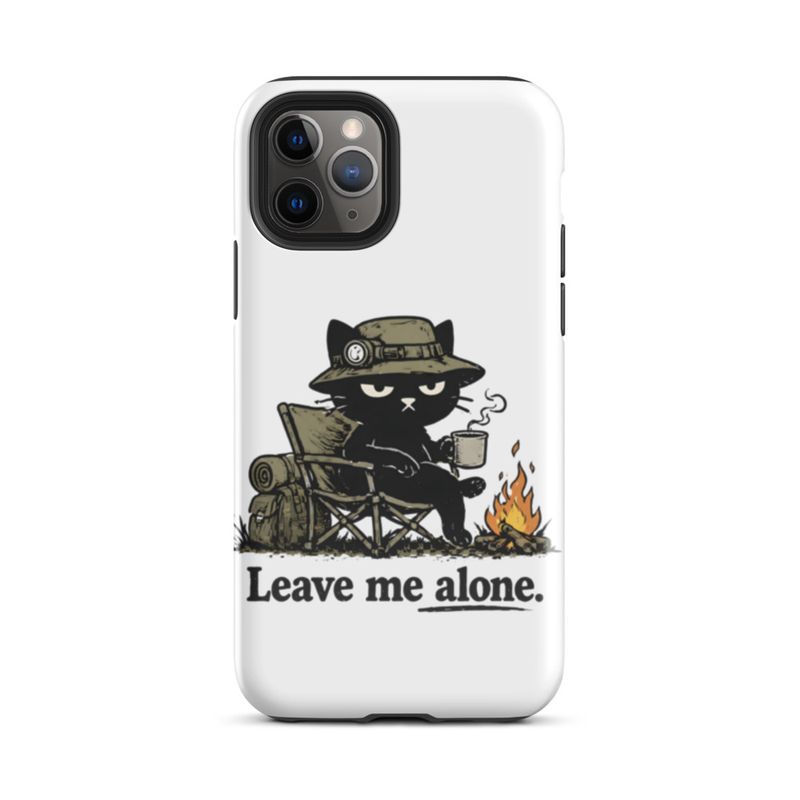 Leave Me Alone Cat Phone Case