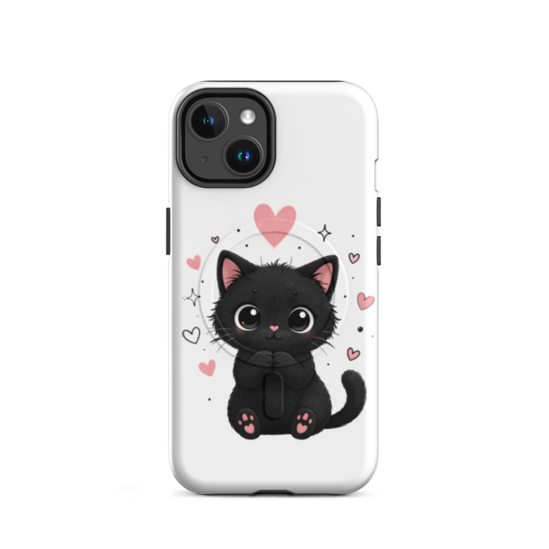 Cute Black Cat Phone Case