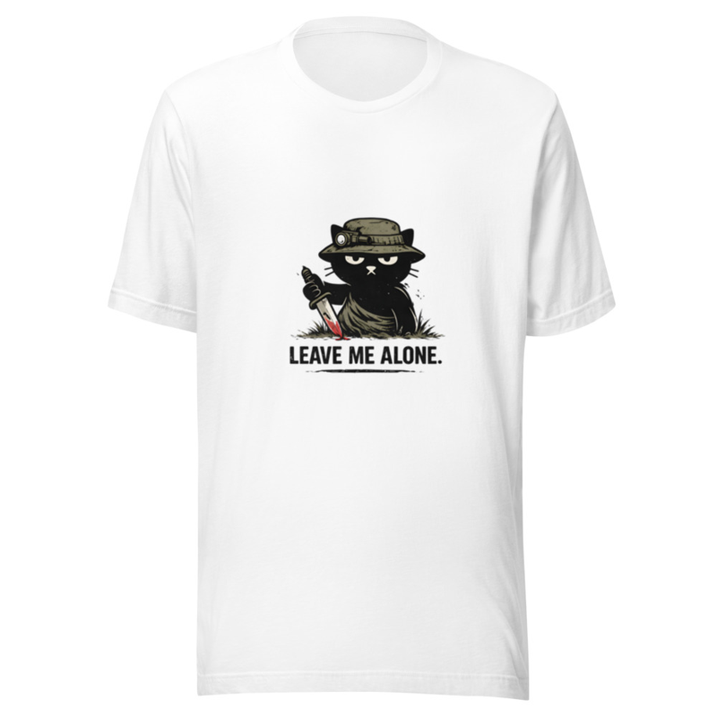 Leave Me Alone Cat T-Shirt