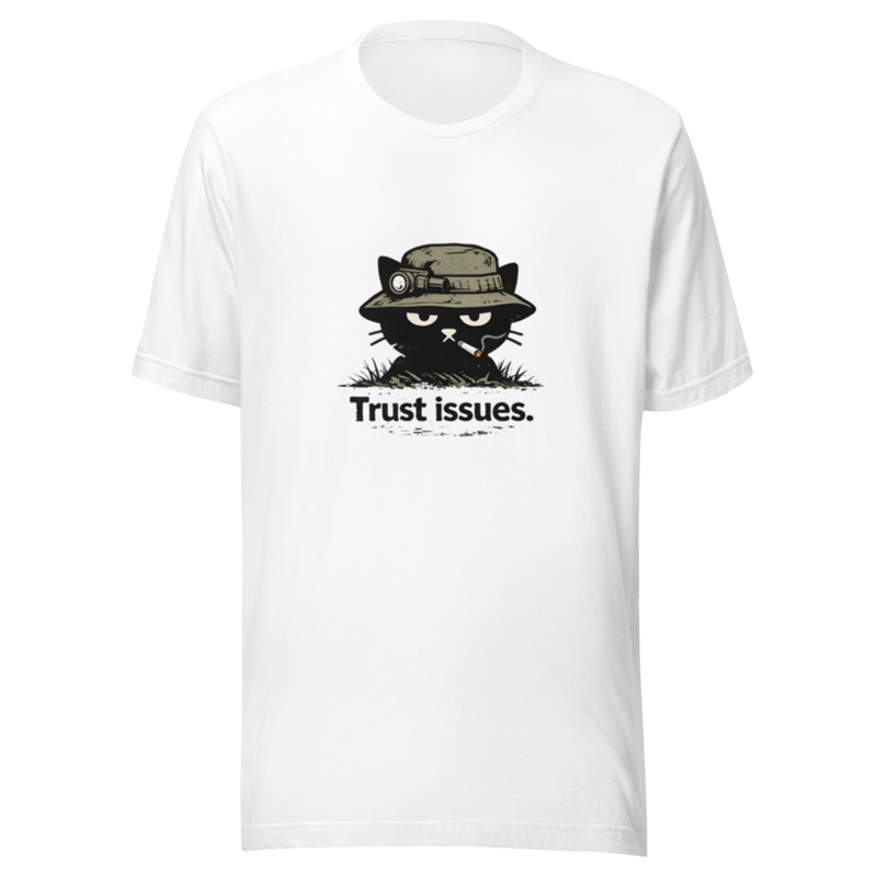Trust Issues Cat T-Shirt