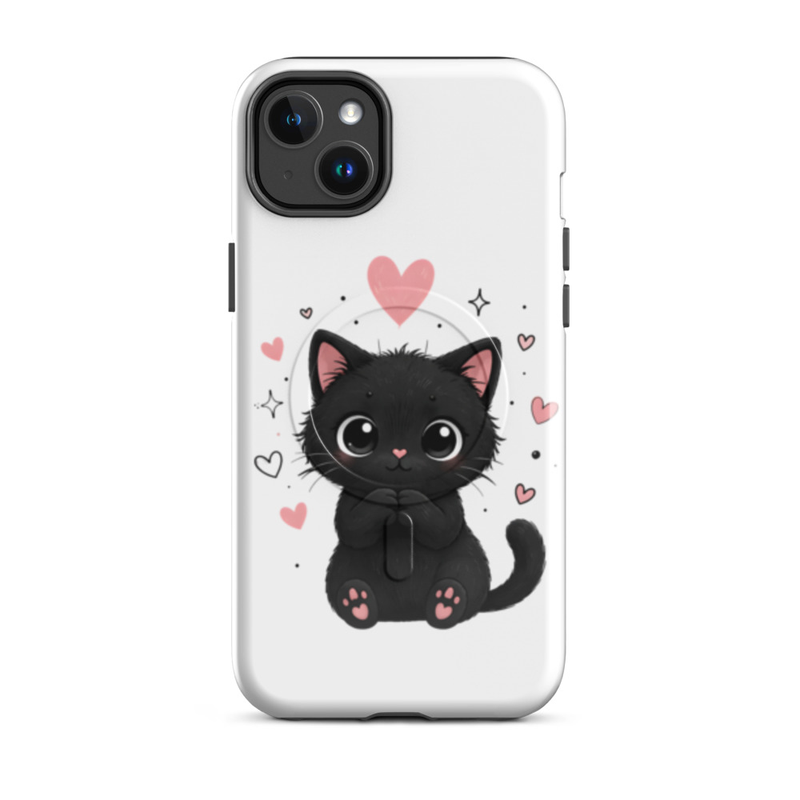 Cute Black Cat Phone Case