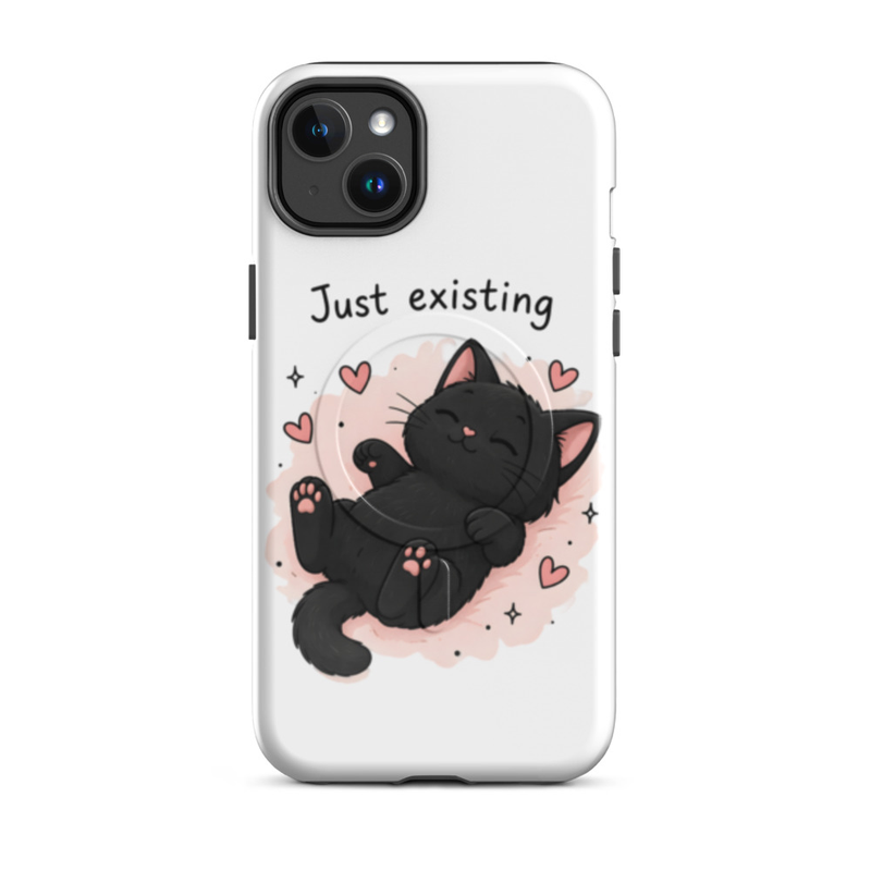 Cute Black Cat Phone Case