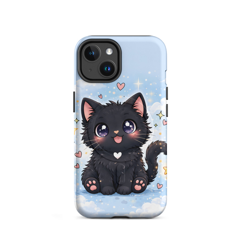 Cute Black Cat Phone Case