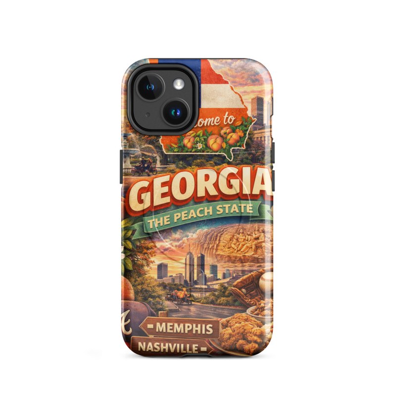 Georgia Peach State iPhone Case