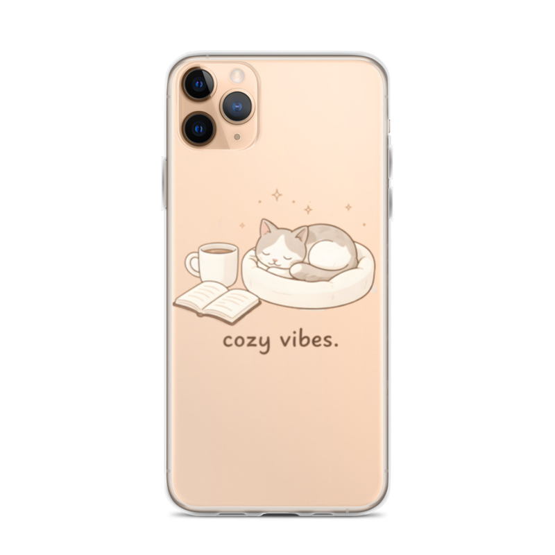 Cozy Vibes Cat Phone Case