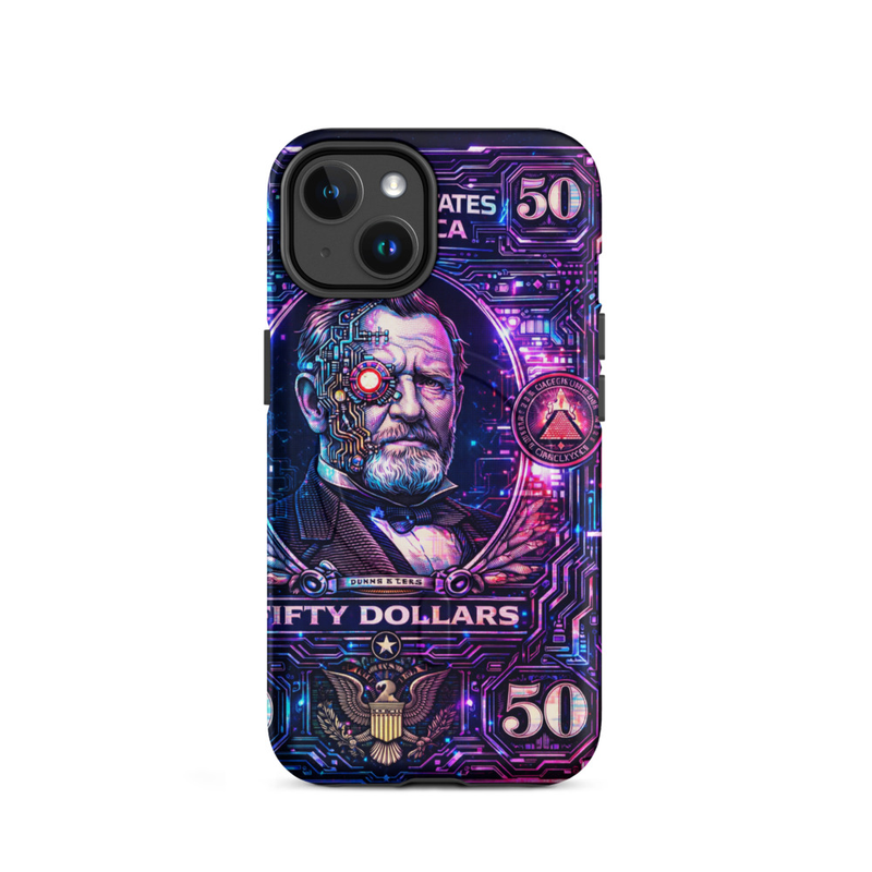 Futuristic $50 Dollar Bill Phone Case