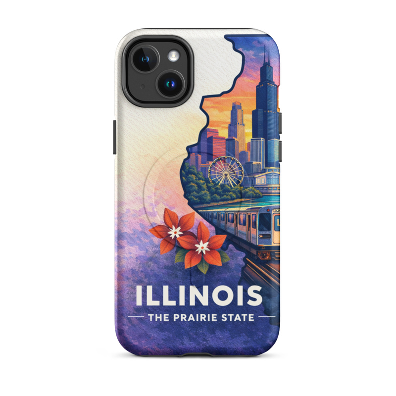 Illinois Skyline Phone Case