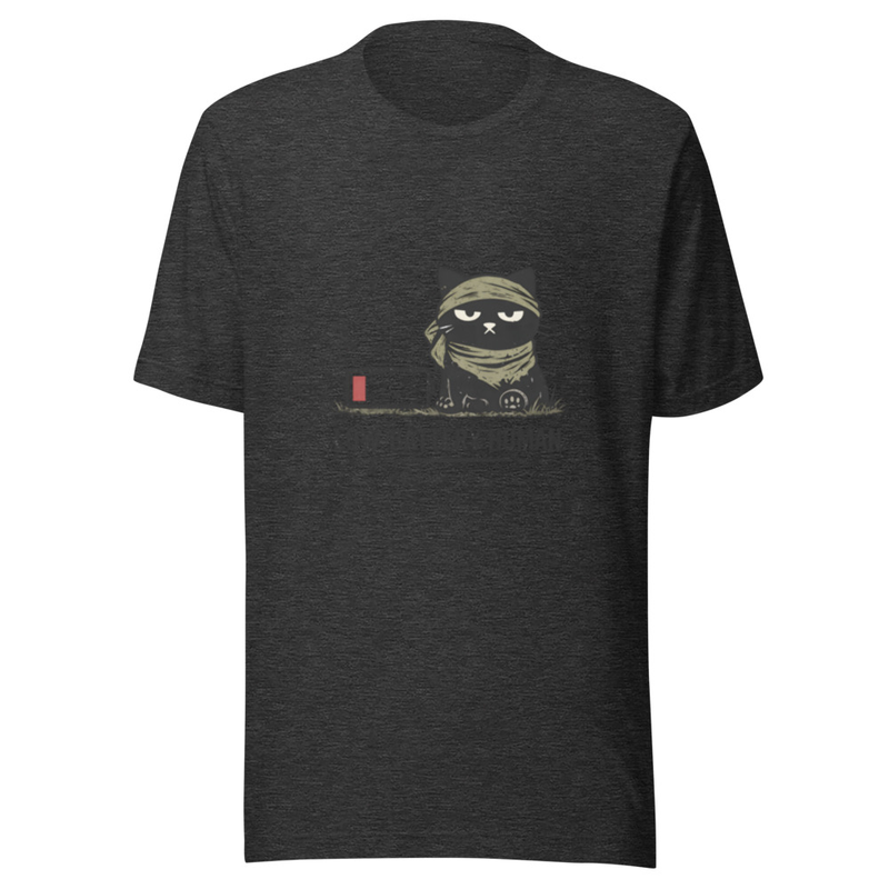 Low Battery Human Cat T-shirt