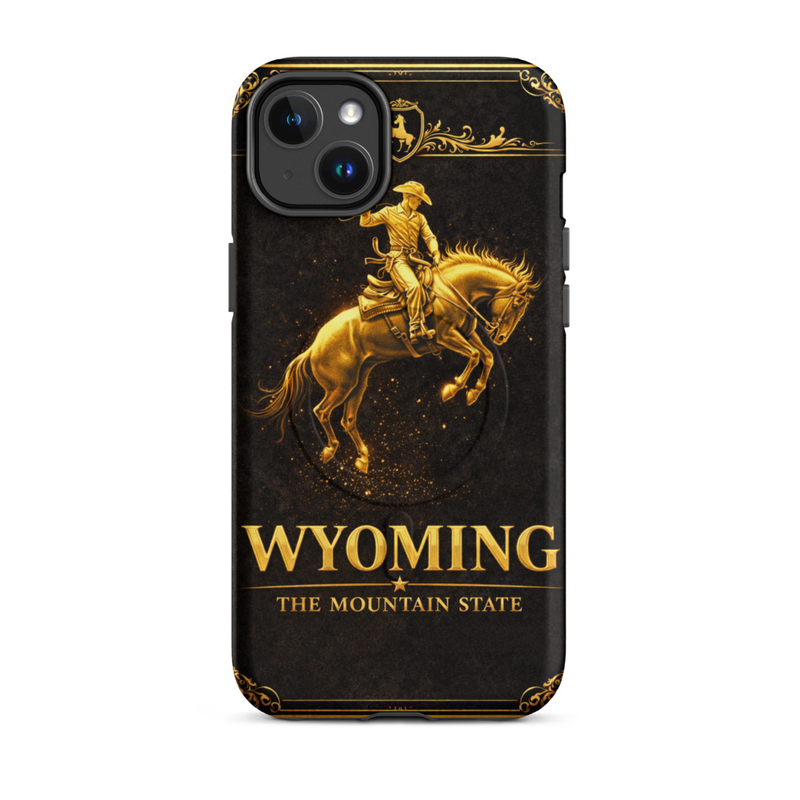 Wyoming Mountain State Phone Case
