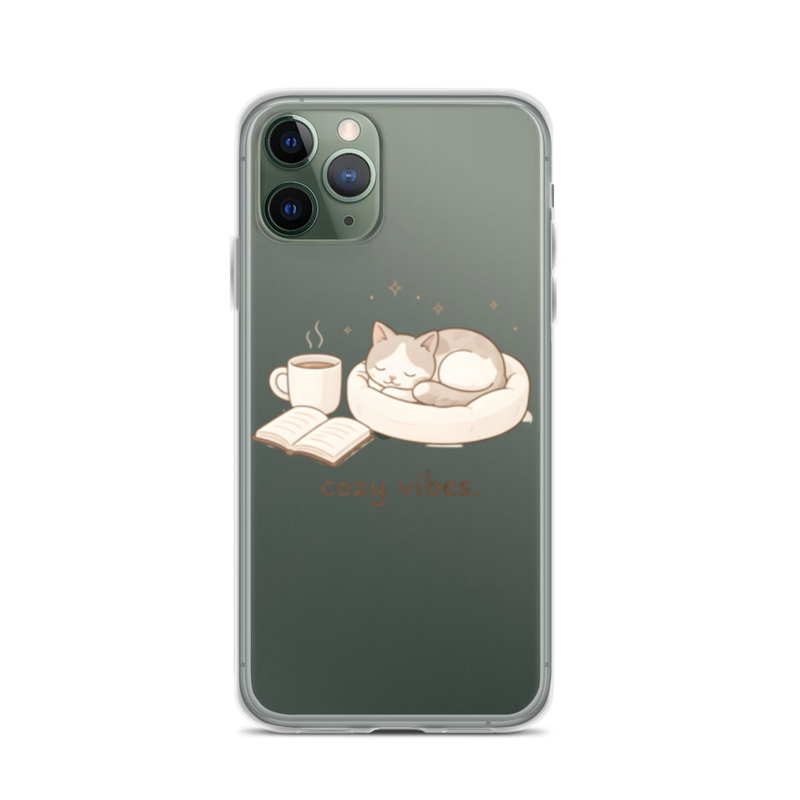 Cozy Vibes Cat Phone Case