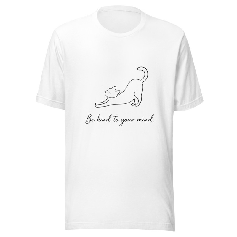 Be Kind to Your Mind Cat T-Shirt