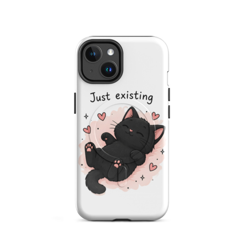 Cute Black Cat Phone Case