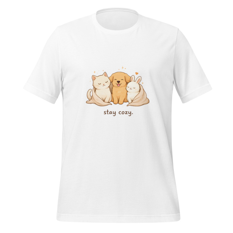 Stay Cozy Animal Friends T-Shirt