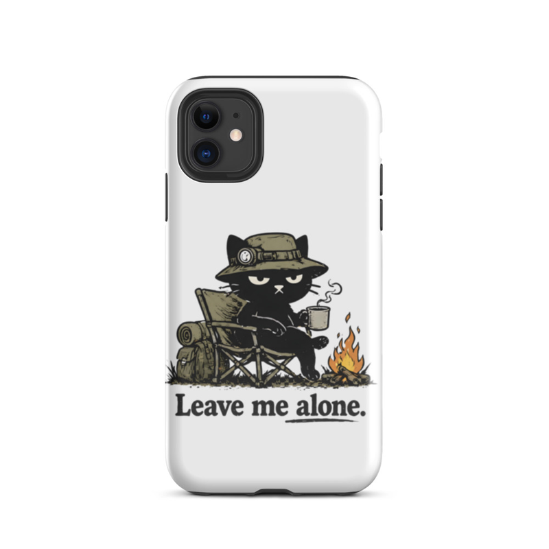 Leave Me Alone Cat Phone Case