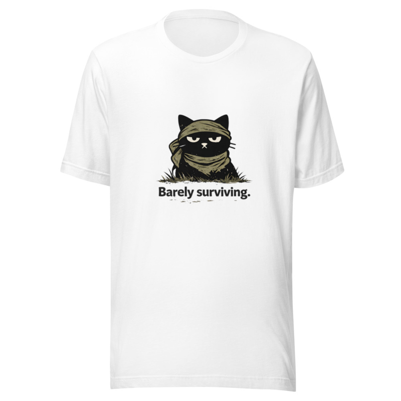 Barely Surviving Cat T-Shirt