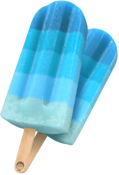 Organic Blue Wave Popsicle