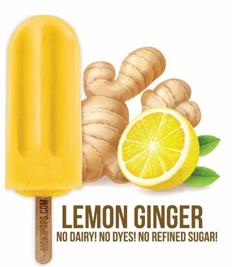 Lemon Ginger Popsicle