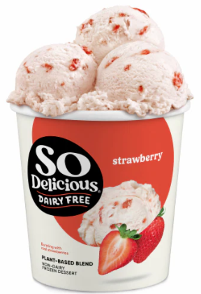 So Delicious Dairy Free Strawberry Frozen Dessert
