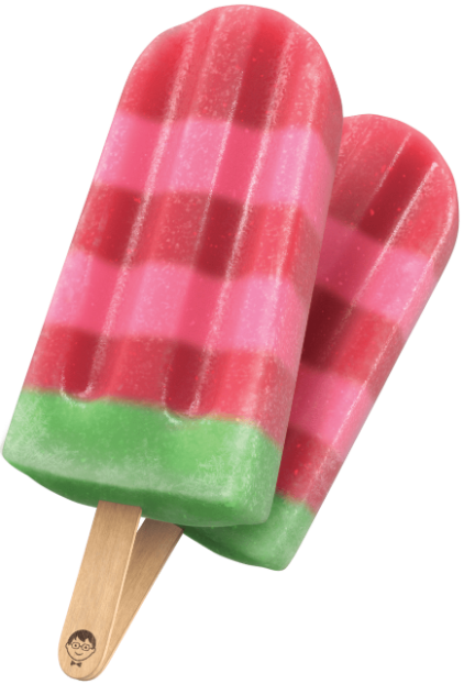 Organic Strawberry Popsicle