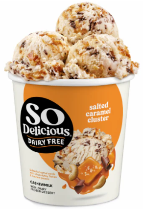 Salted Caramel Cluster Dairy-Free Ice Cream