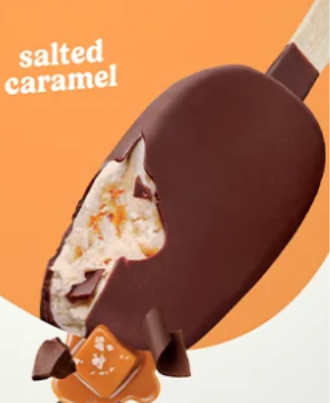Salted Caramel Ice Cream Bar